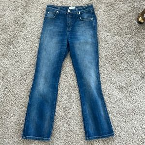 Closed Rose Kick Flare Cropped Jeans size 25